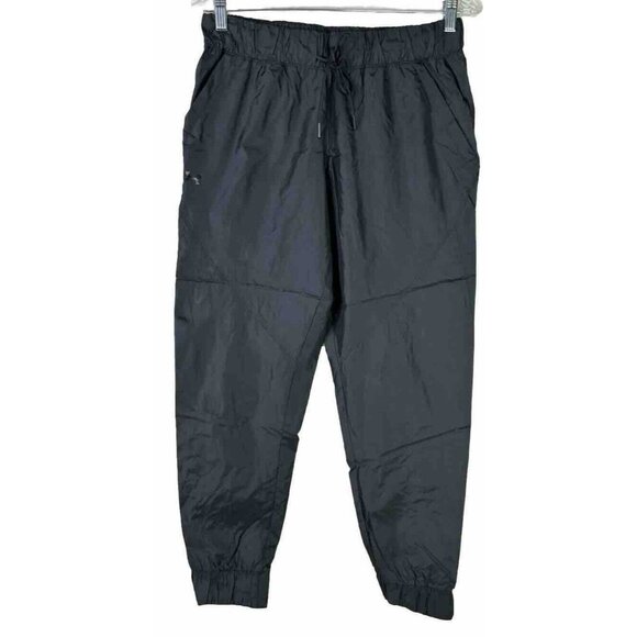 Under Armour Women Small Storm Illyde Water Resist Loose Black Jogger Pant  EUC - Picture 2 of 7